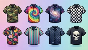 Shirt Pattern Grid