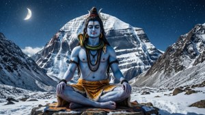 Shiva on Mount Kailash