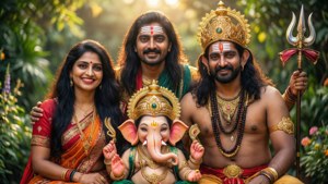 Shiva's Divine Family