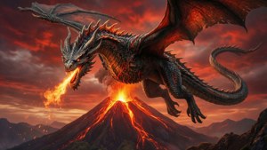 Shivan Dragon's Flight