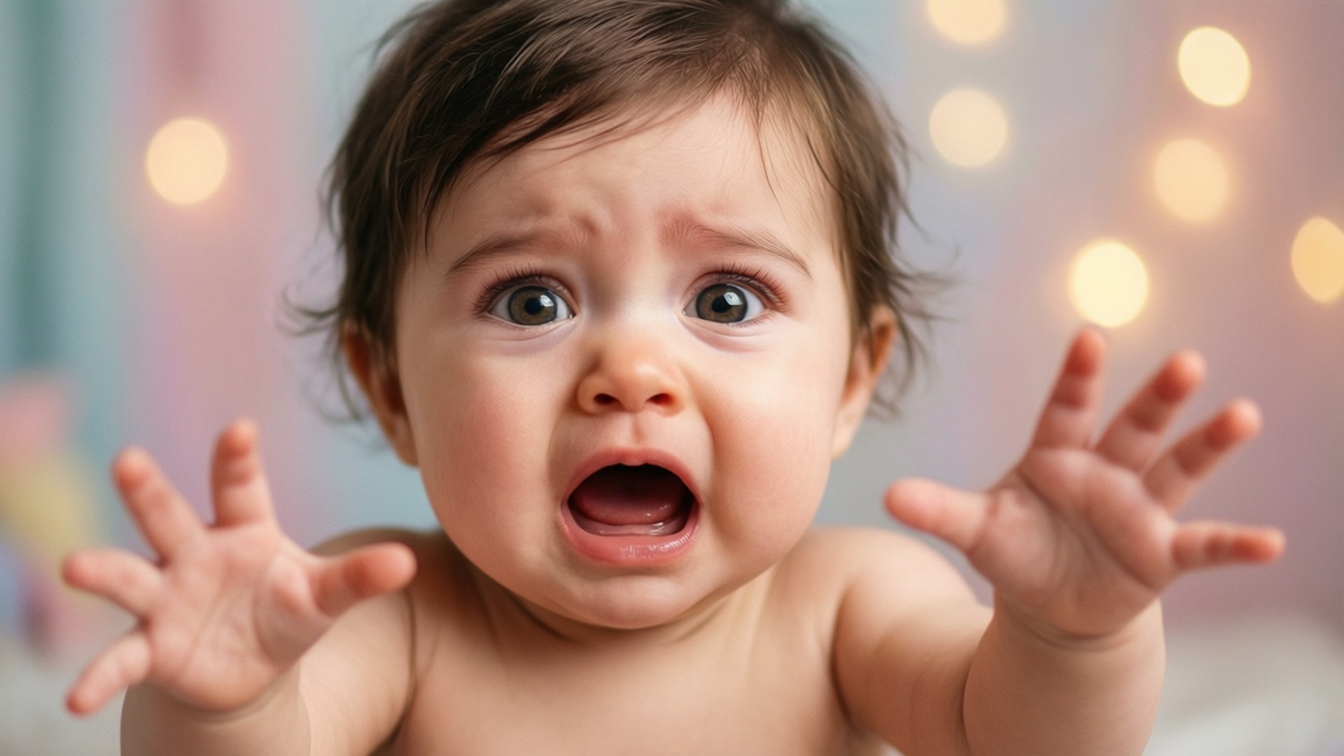 Shocked Baby Cute by Wallpapers.art Studio