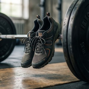 Shoes on Barbell