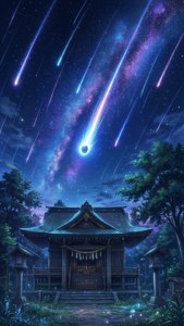 Shooting Star Shrine Night