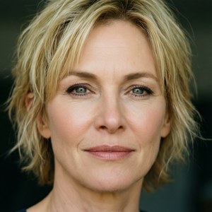 Short Blonde Close-Up