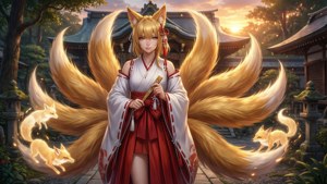 Shrine Maiden Sunset