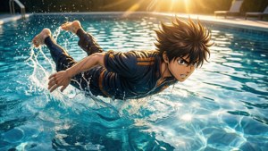 Shun Kazama Dive Splash