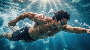 Shun Kazama Underwater Freestyle