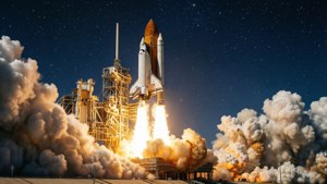 Shuttle Launch Night