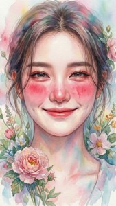 Shy Blush Watercolor