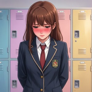 Shy Schoolgirl