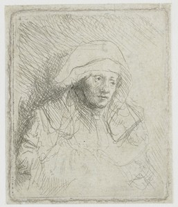 Sick Woman with a White Headdress (Saskia)