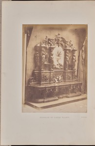 Sideboard of Carved Walnut