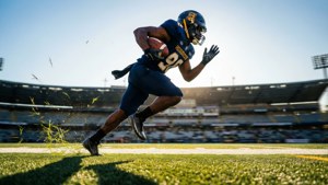 Sideline Sprint at Sunset