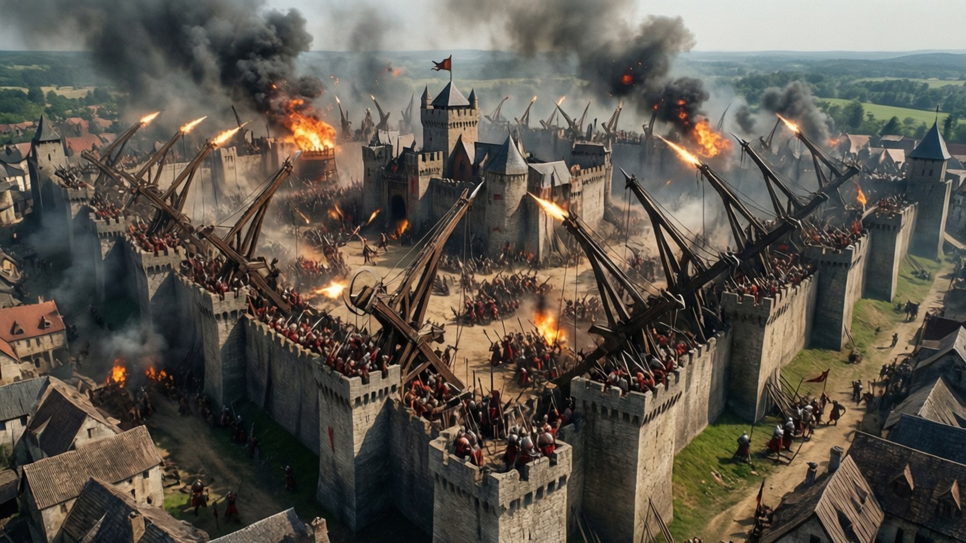 Siege of the City by Wallpapers.art Studio