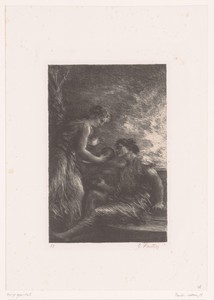 Sieglinde geeft Siegmund te drinken