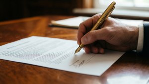 Signed Deal Close-Up