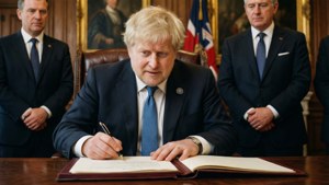 Signing Boris