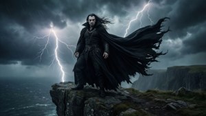Silas on Stormy Cliff