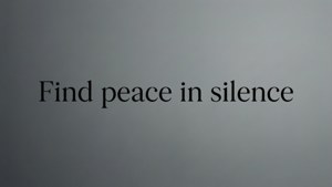 Silence Typography