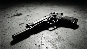 Silencer Gun Concrete