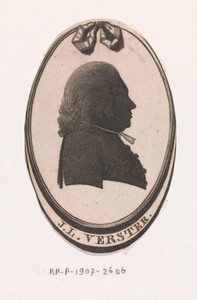 Silhouetportret van Jean Louis Verster