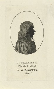 Silhouetportret van Johannes Clarisse
