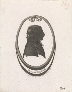 Silhouetportret van Martinus Adrianus de Jongh