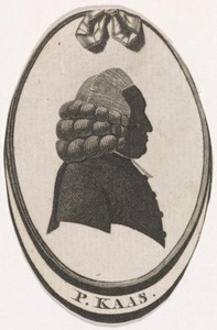 Silhouetportret van Petrus Kaas