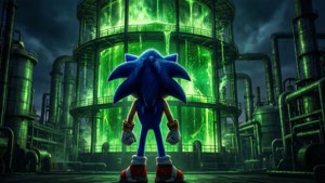 Silhouette Against Reactor