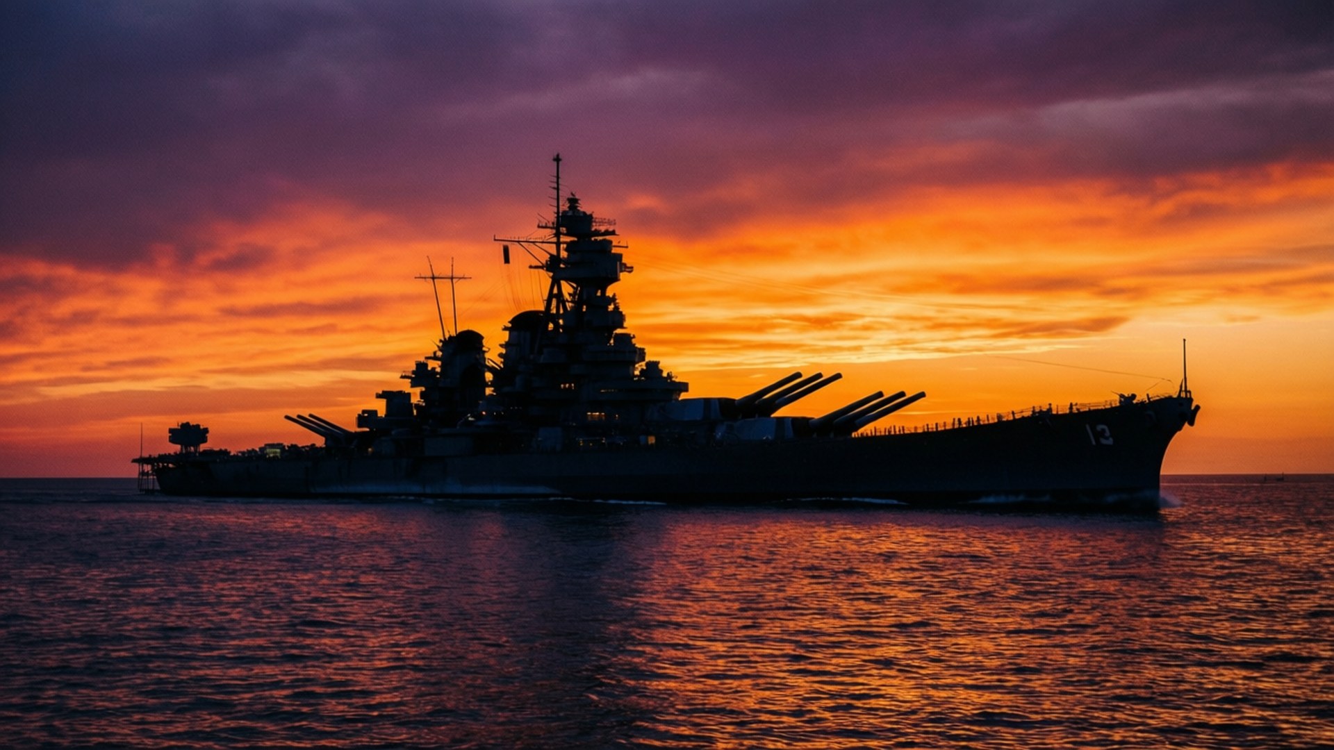 Silhouette at Dusk by Wallpapers.art Studio