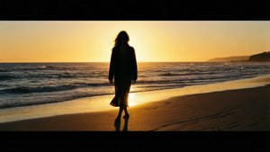 Silhouette Beach Walk