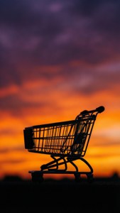 Silhouette Cart Sunset