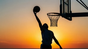 Silhouette Dunk Sunset