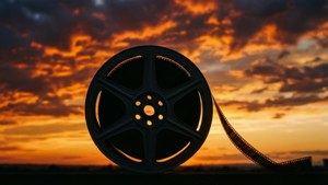 Silhouette Film Roll Sunset