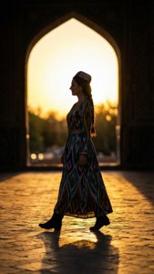 Silhouette in Arch