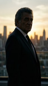 Silhouette in Suit
