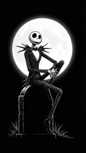Silhouette in the Moonlight
