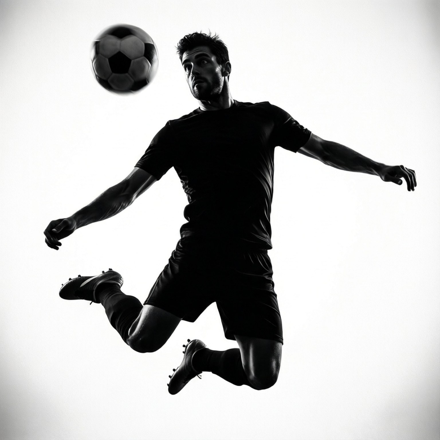 Silhouette Jump by Wallpapers.art Studio