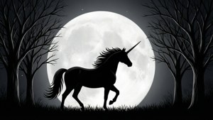 Silhouette Moon