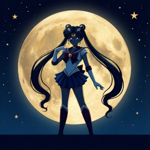 Silhouette Moon