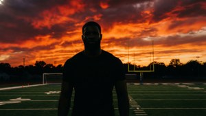 Silhouette of a Champion
