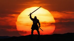 Silhouette of a Hero