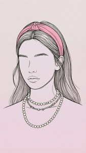 Silhouette of Preppy Grace