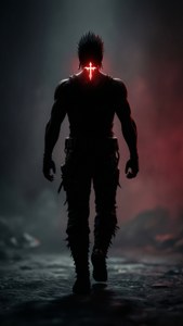 Silhouette of the Struggler