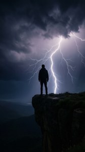 Silhouette Storm Watcher