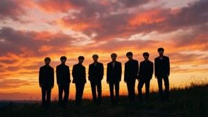 Silhouette Sunset Poses