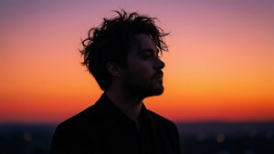 Silhouette Sunset Profile