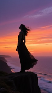 Silhouette Sunset Vertical