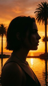 Silhouette Sunset Vibe