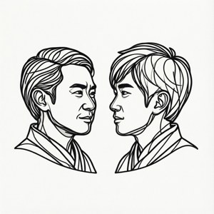 Silhouette Twins